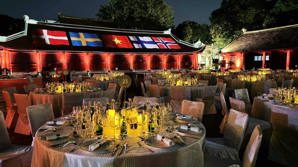 Gala dinner at Temple of Literature Ovation Vietnam DMC. Vietnam: A Rising Star in Business Events