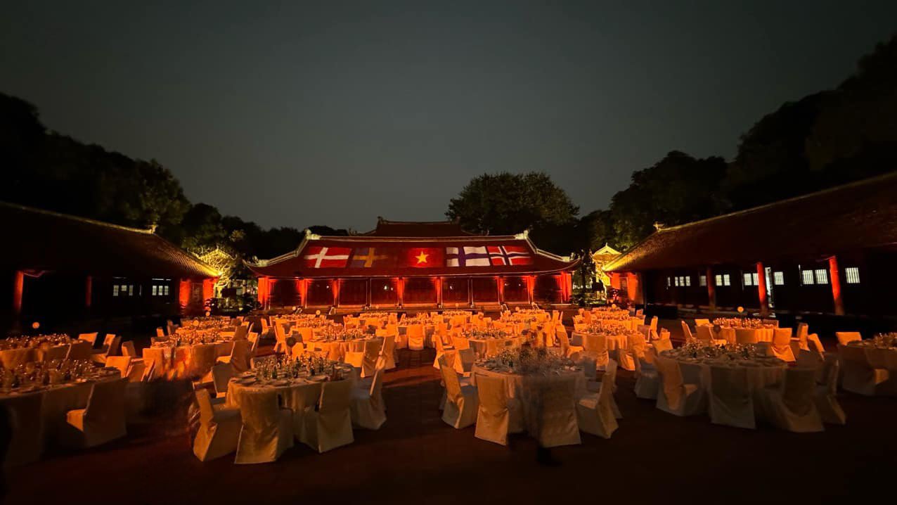 Gala dinner at Temple of Literature Ovation Vietnam DMC